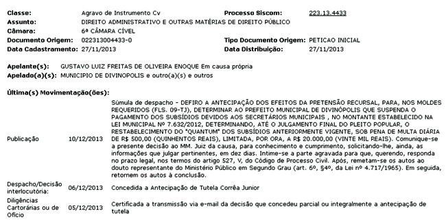 Advogado e colaborador do JA consegue cancelar reajuste salarial dos secretários municipais de Divinópolis – Salários de 10 mil dos vereadores e de 20 do prefeito correm riscos pagto secretrios